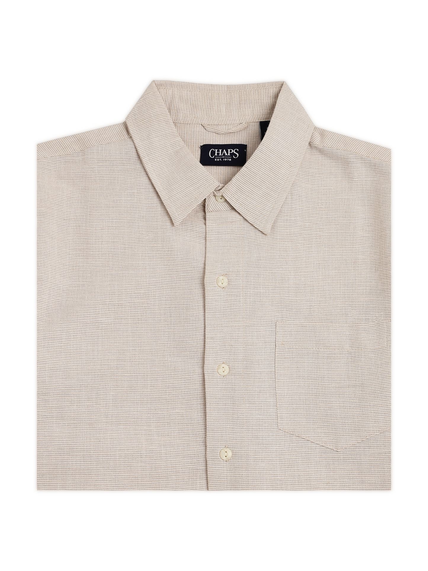 Peach Striped Shirt