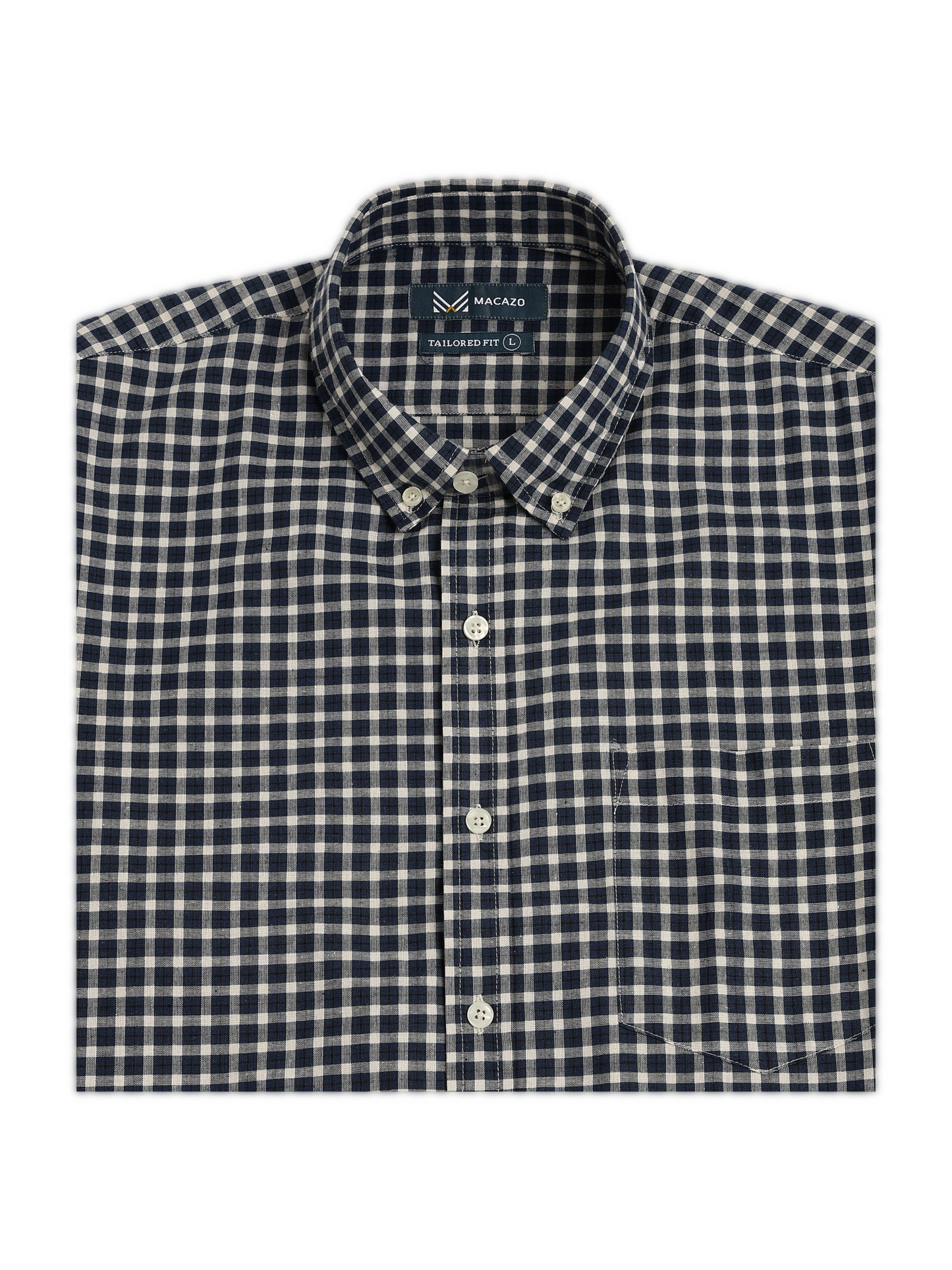 Navy Classic Checks Oxford Shirt