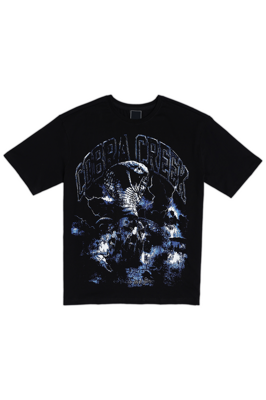 Black Cobra Creek Oversized Tshirt