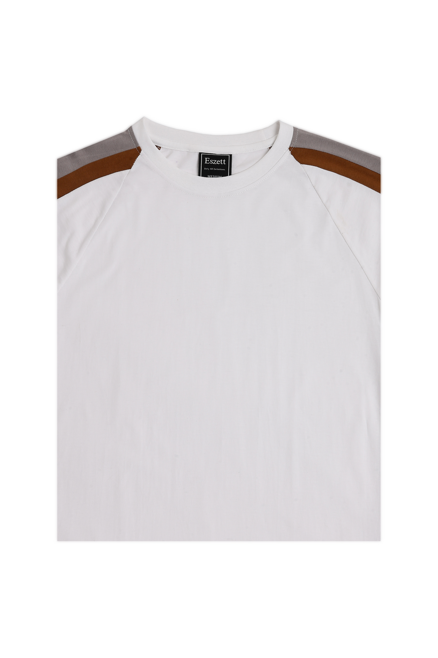 White Cut & Sew Oversized Tshirt