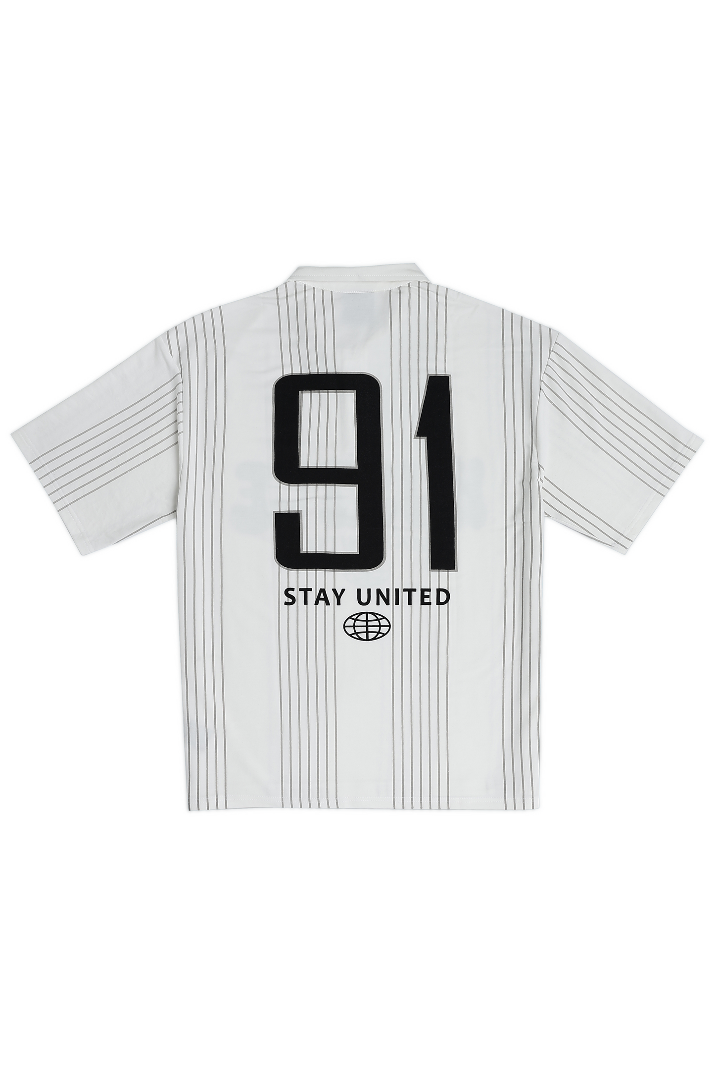 White Hustle Oversized Polo Tshirt