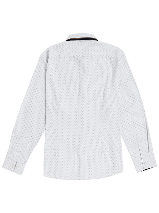 Black Polka Dot Long Sleeve Shirt