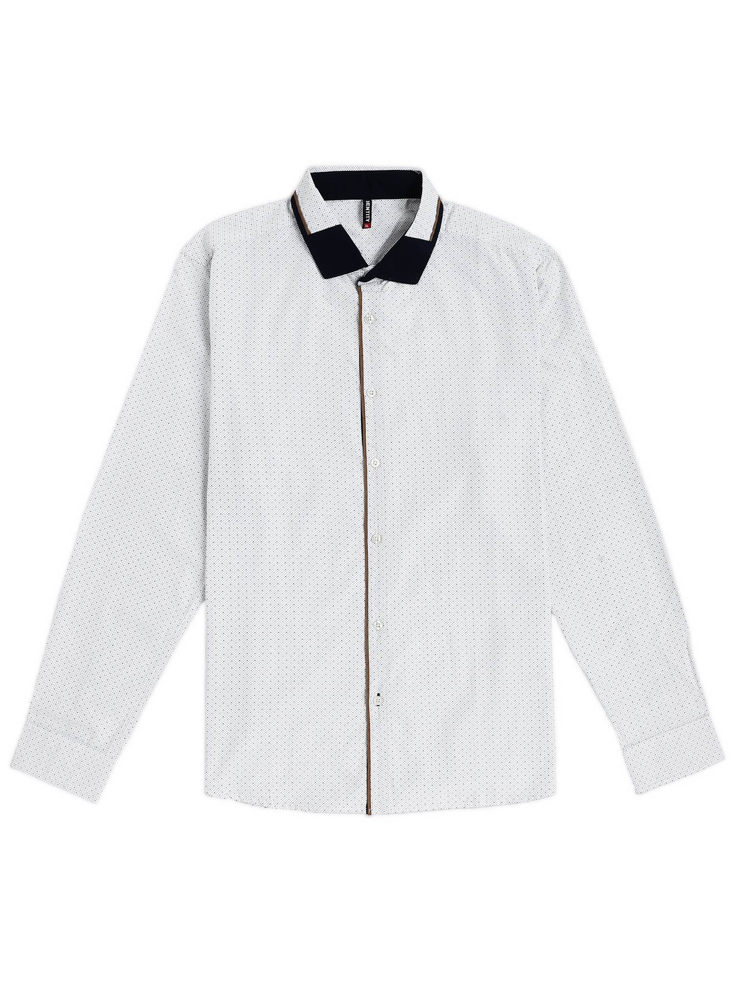 Black Polka Dot Long Sleeve Shirt