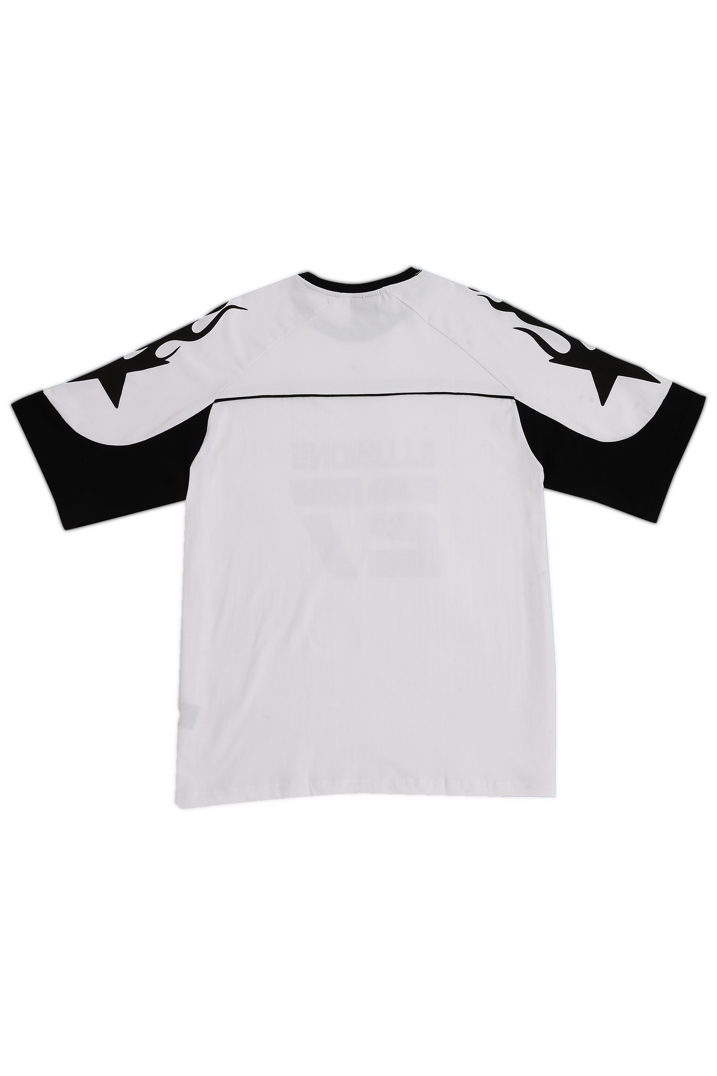 White illusion Cut & Sew Oversized Tshirt