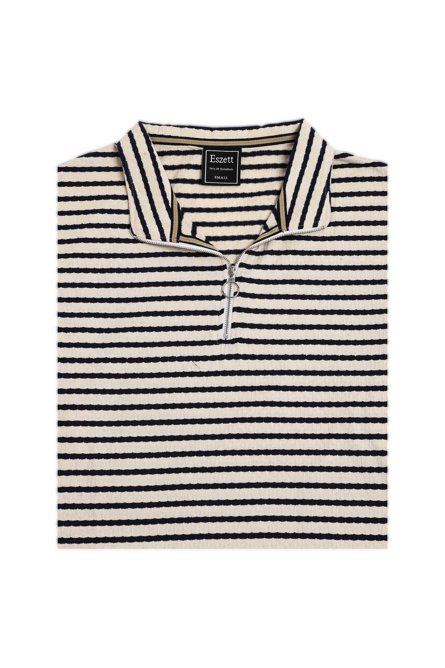 Striped Jaquard Long Sleeve Tshirt