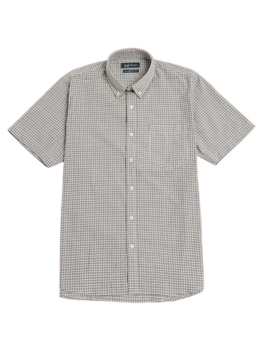 Light Grey Classic Checks Oxford Shirt