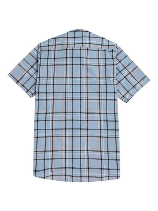 Sky Blue Checks Oxford Shirt