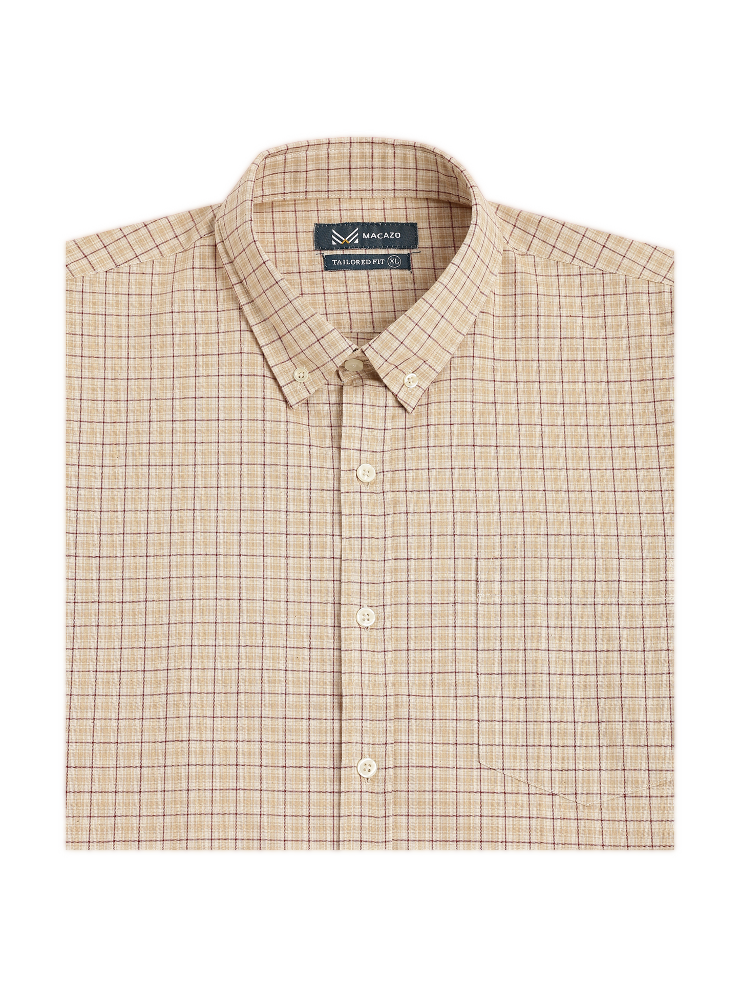 Yellow Classic Checks Oxford Shirt