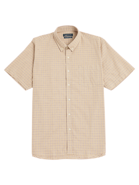 Yellow Classic Checks Oxford Shirt