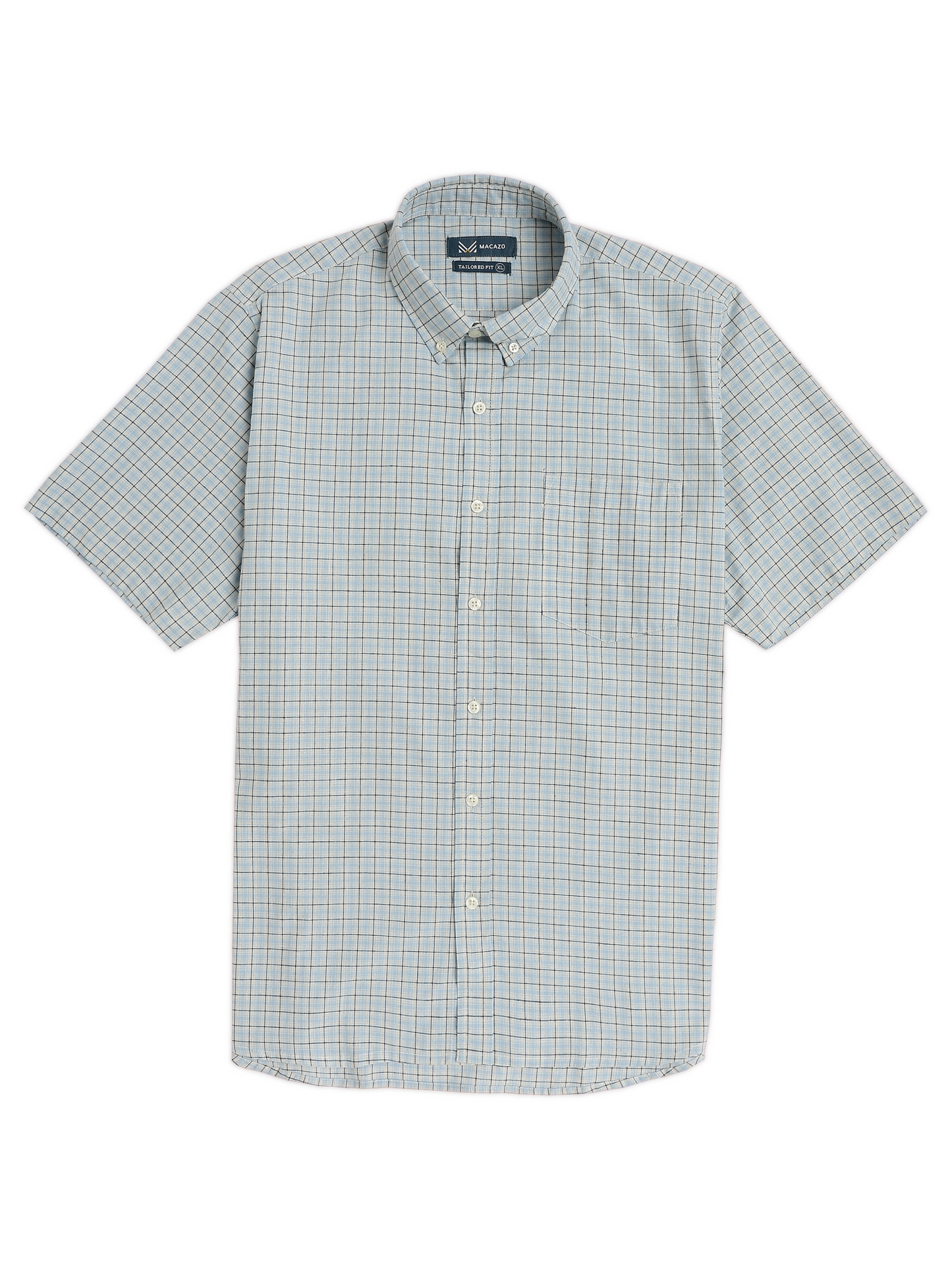 Light Blue Classic Checks Oxford Shirt