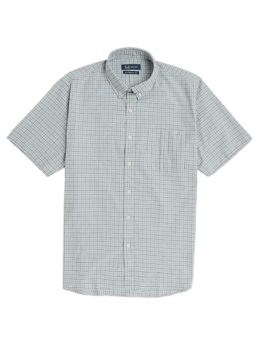Light Blue Classic Checks Oxford Shirt