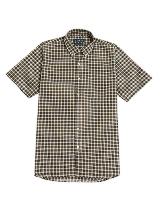 Olive Classic Checks Oxford Shirt