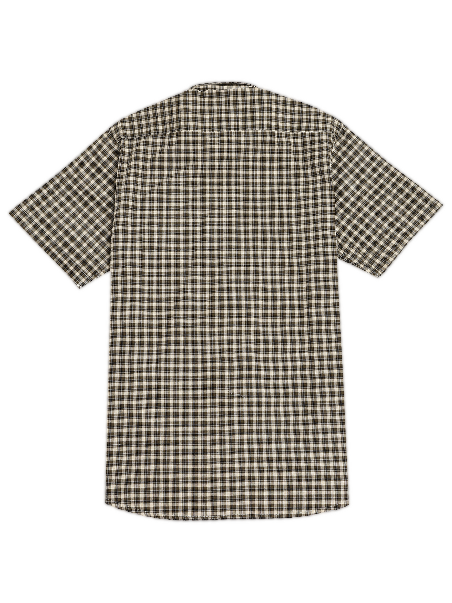 Olive Classic Checks Oxford Shirt
