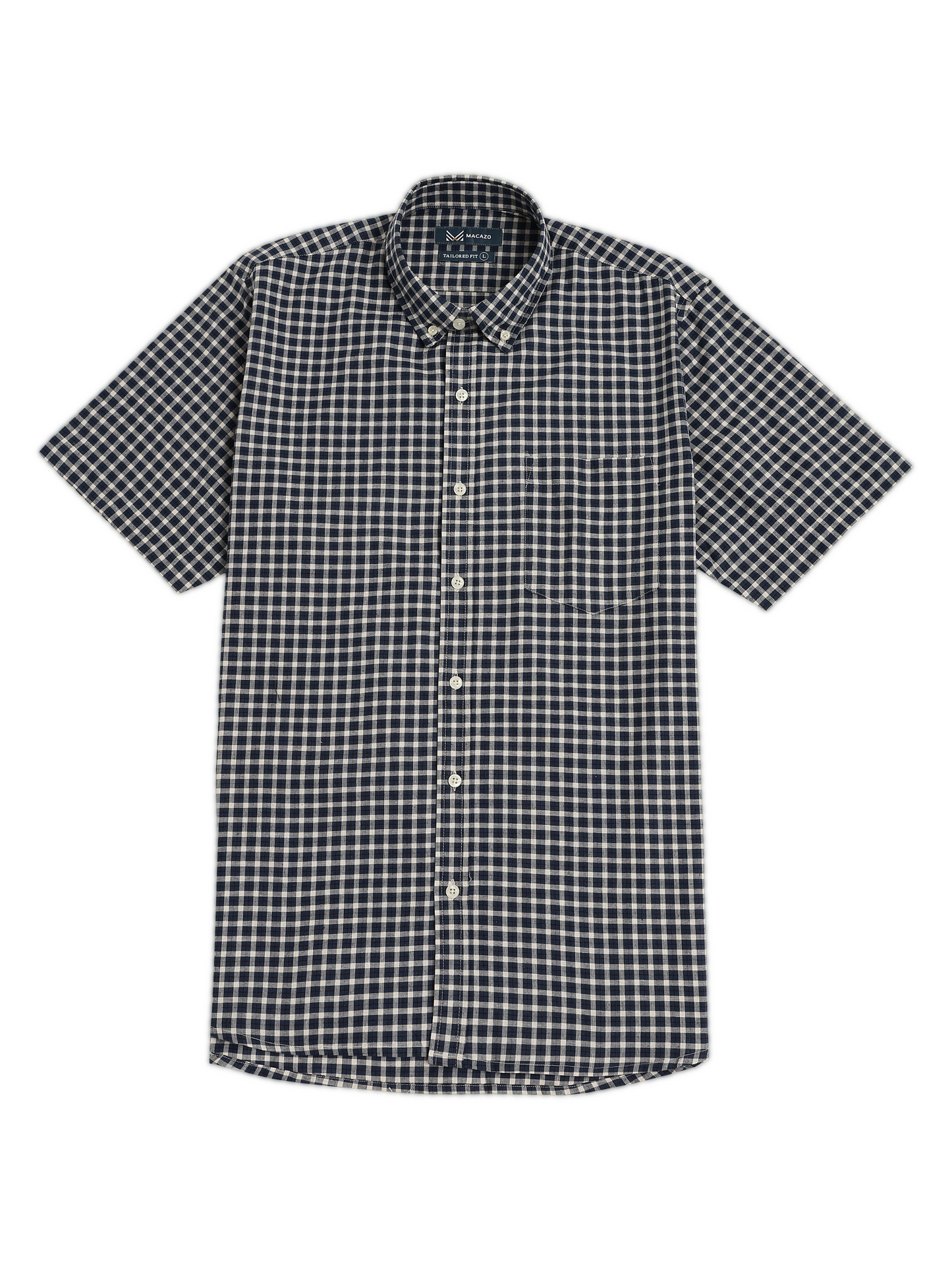 Navy Classic Checks Oxford Shirt