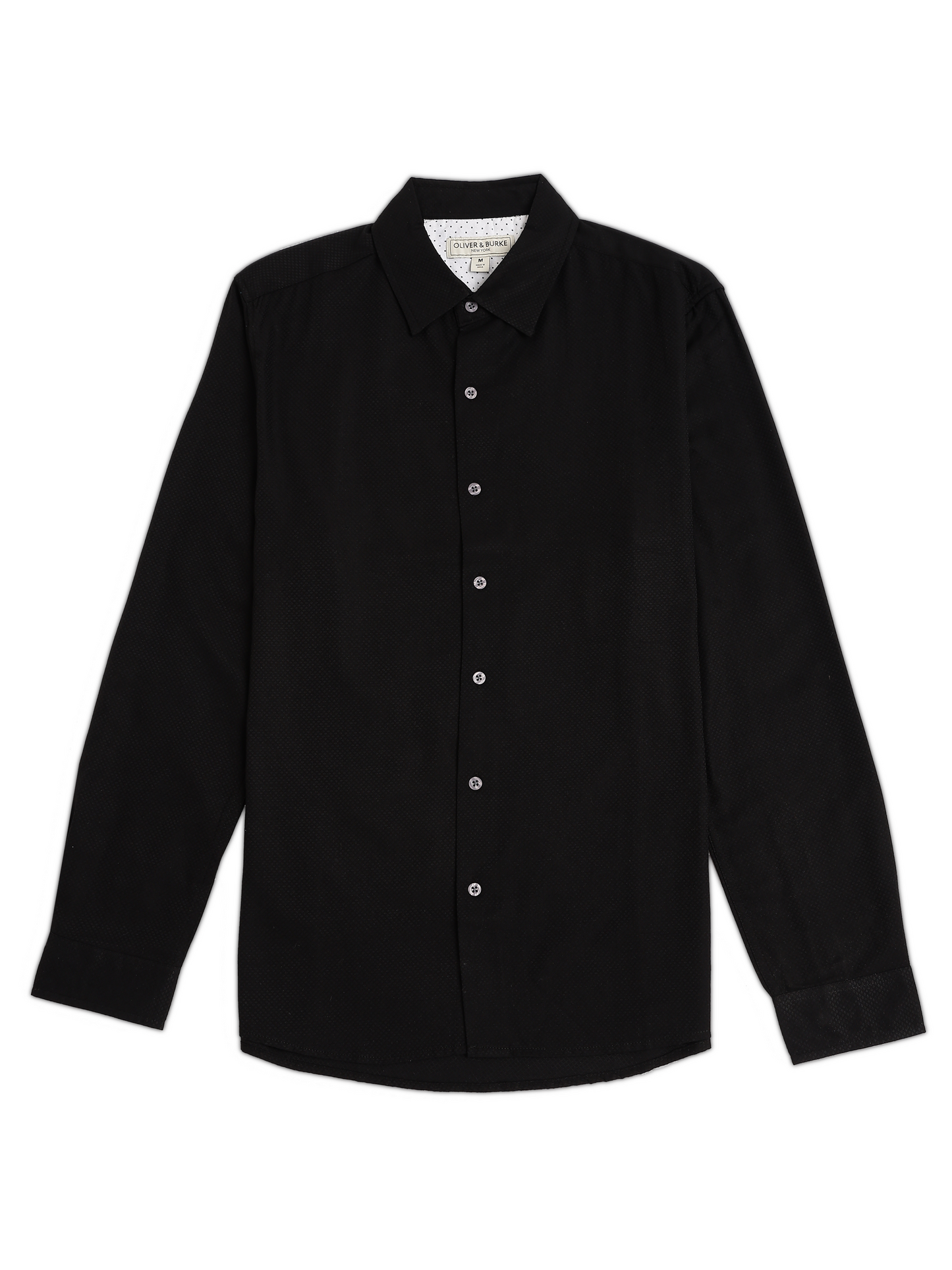 Solid Black Long Sleeve Shirt