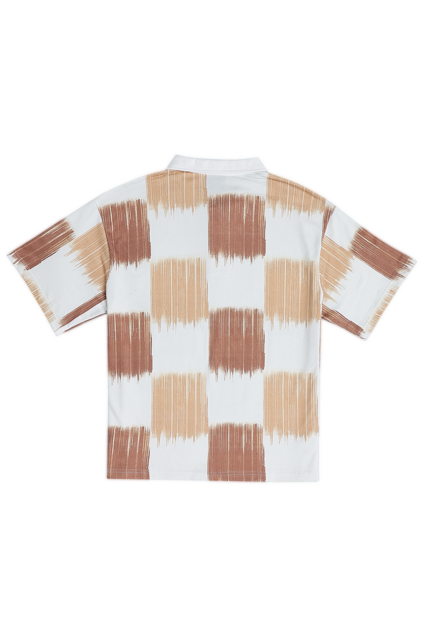 White Supreme Oversized Polo Tshirt