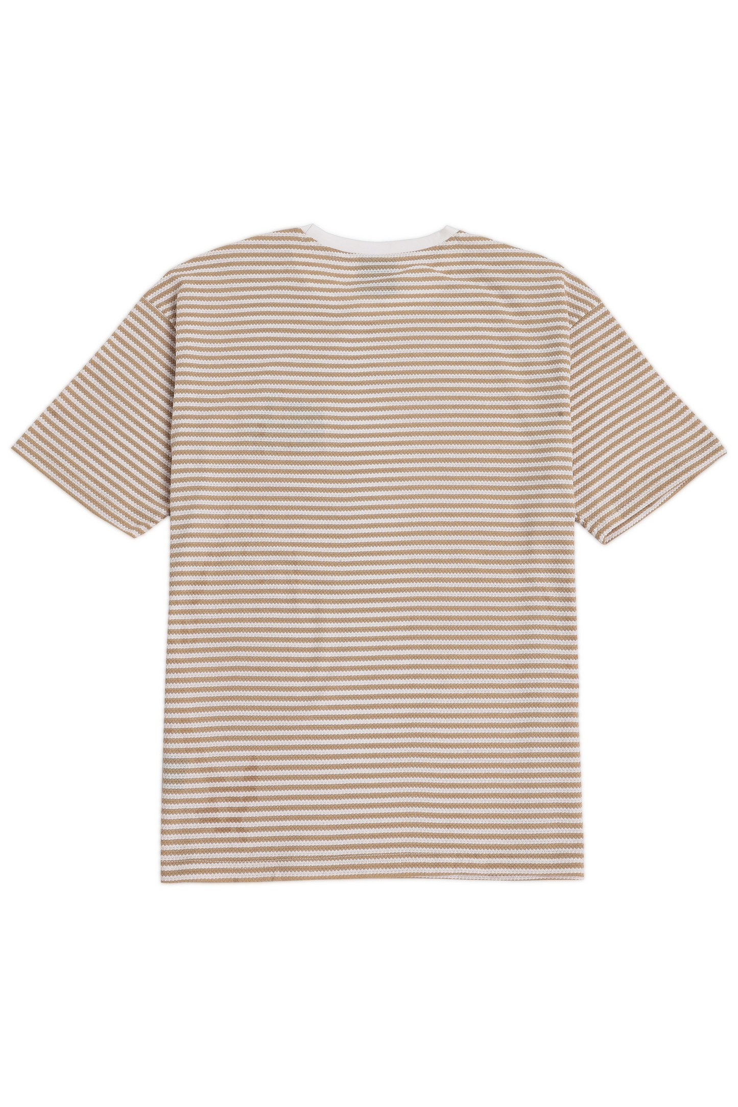 Peach Vintage Scooter Embroidery Jaquard Tshirt