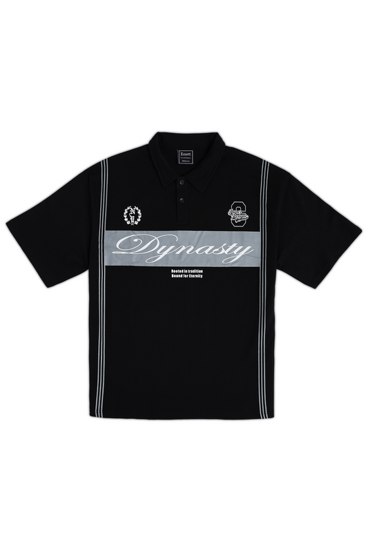 Black Dynasty Oversized Polo Tshirt