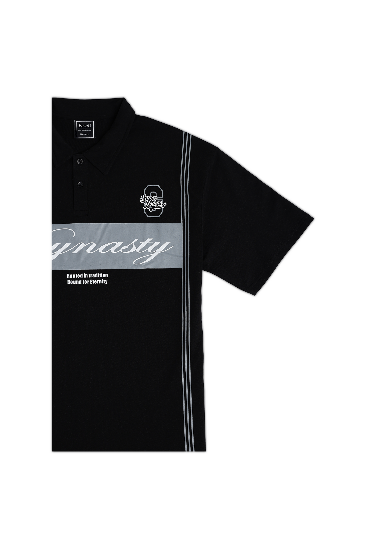 Black Dynasty Oversized Polo Tshirt