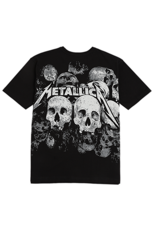 Black Metallica Oversized Tshirt